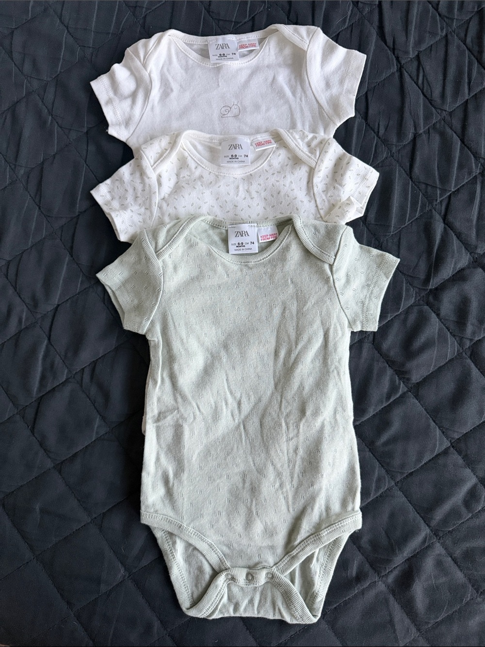 Zara NewBorn BodySuits